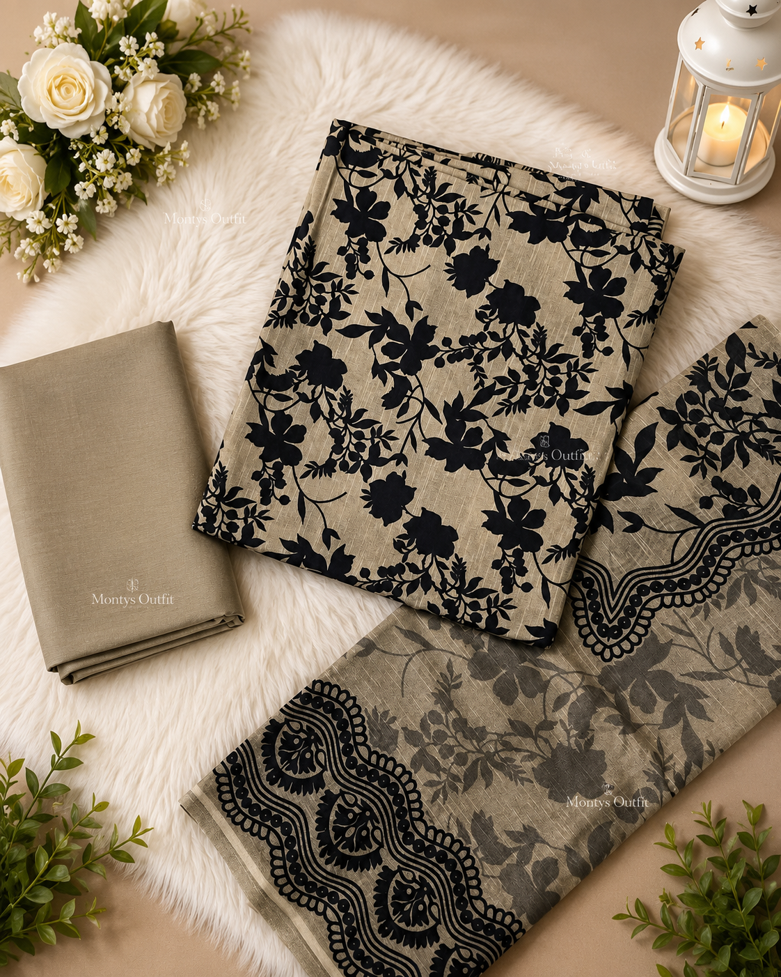 Premium Unstitched Cotton Collection – Royal Grace