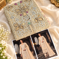 Luxury Unstitched Party Dress Collection  ( D No 151 )  ( Beige   )