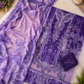 Premium Unstitched Cotton Collection –NEW VIOLET