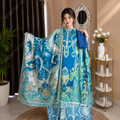 Premium Unstitched Cotton Collection –  Azure Royale Code: MO-2530