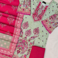 Premium Swiss Lawn-MO-AC-746 | Gulzar Mint